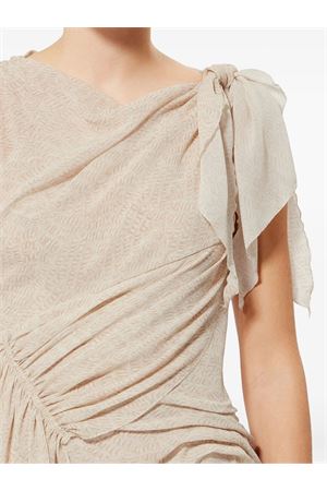 Abito corto in seta stampata ISABEL MARANT | RO1078FAD2J05I23EC